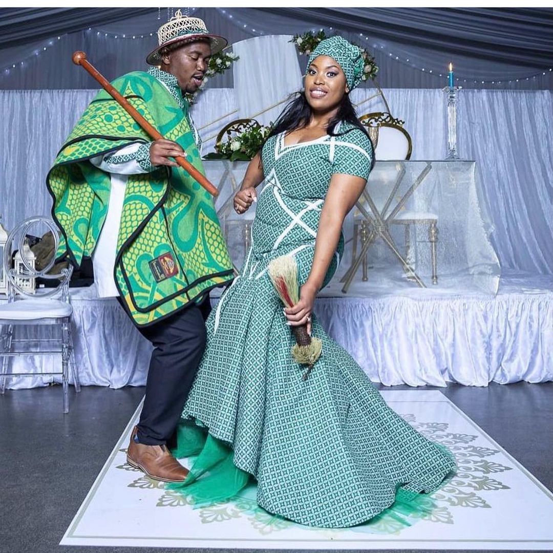 Classy African Shweshwe dresses 2021 4