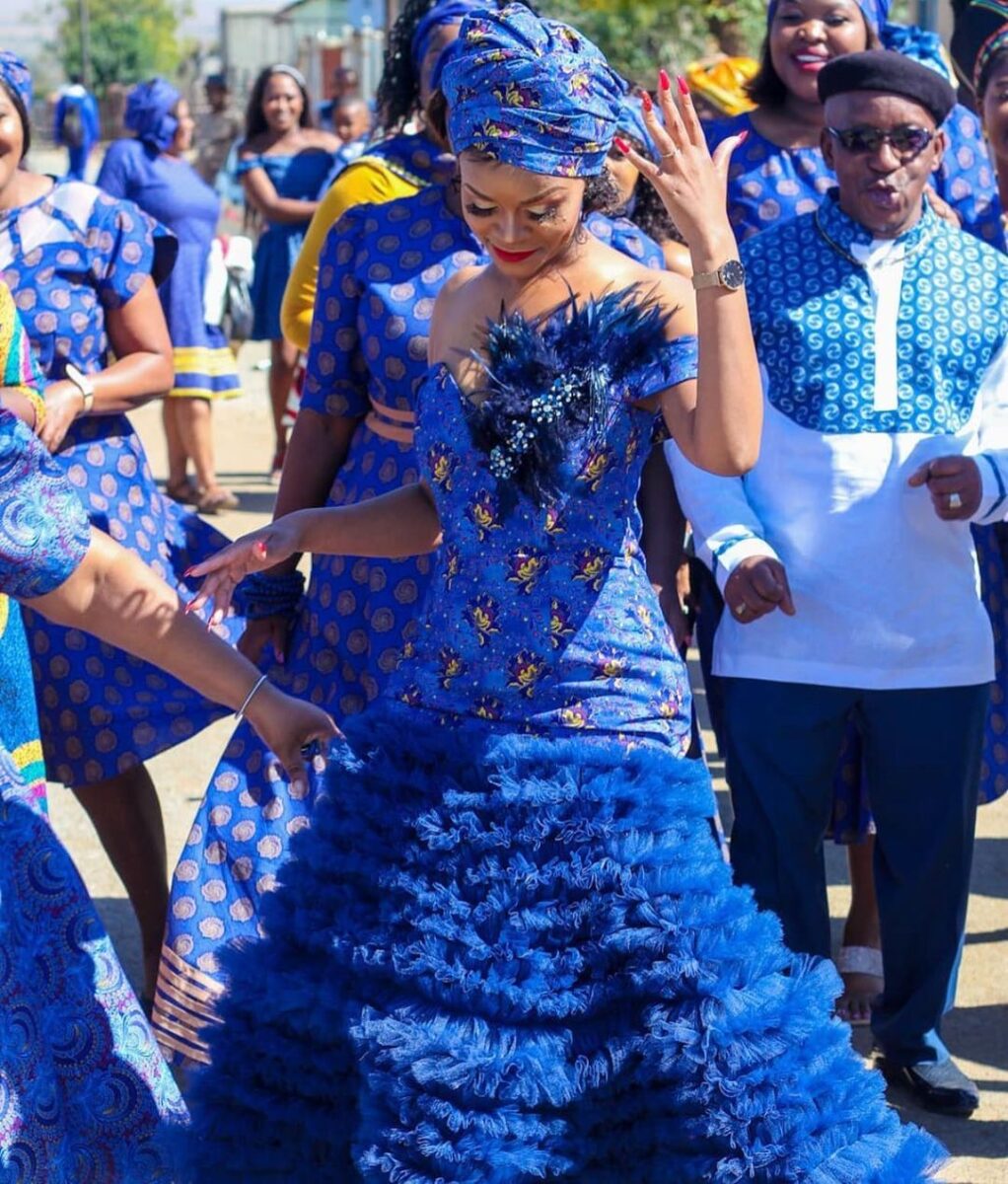 Classy African Shweshwe dresses 2021 6