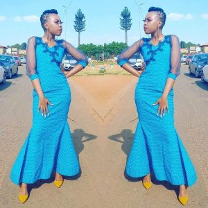 UNIQUE SHWESHWE TRADITIONAL DRESSES AFRICAN 2021 13