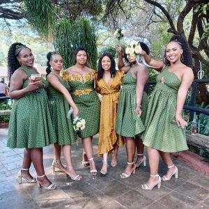 Unique Shweshwe Dresses 2021 For Wedding 4