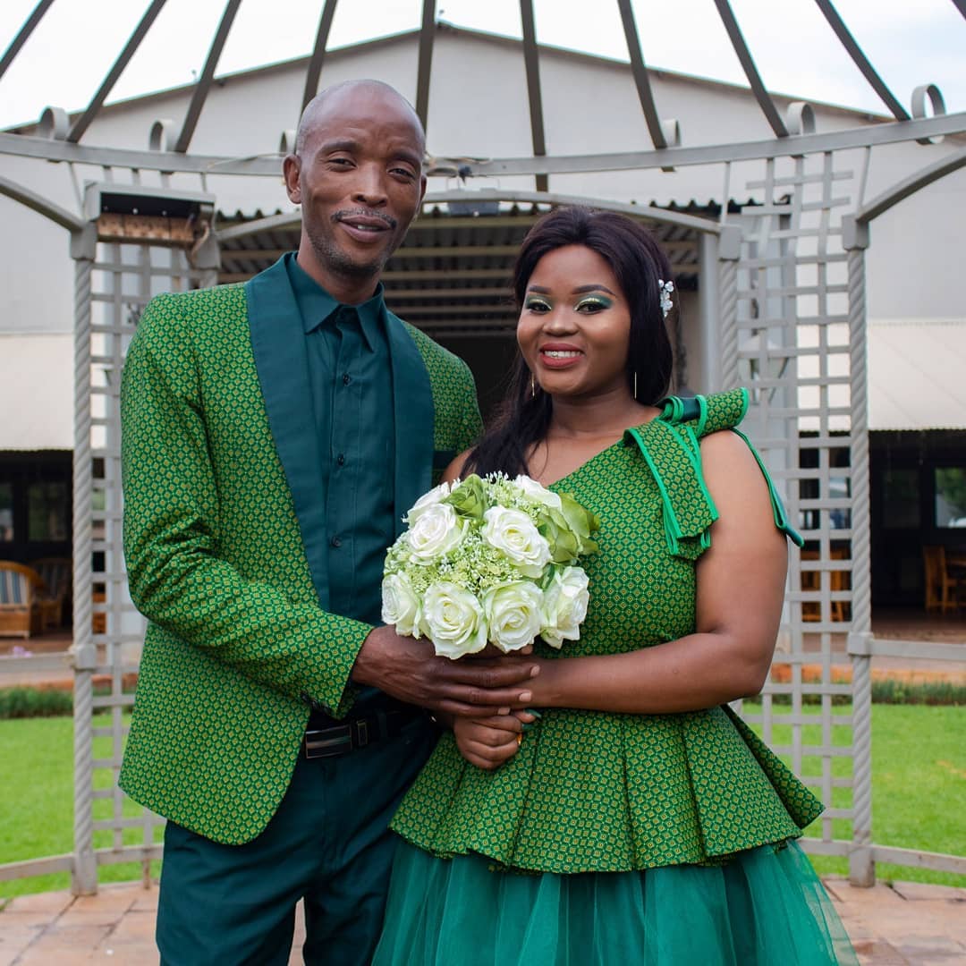 tswana wedding gowns