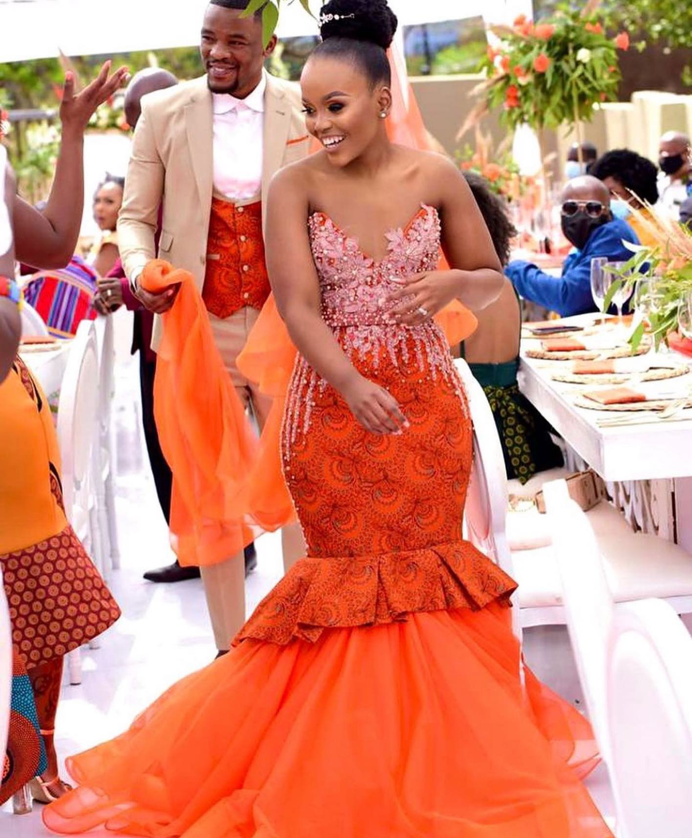 WONDERFUL SHWESHWE TRADITIONAL DRESSES AFRICAN 2021 9
