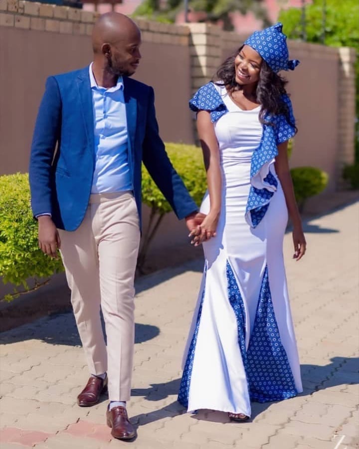 Wonderful Shweshwe Dresses 2021 For Wedding Events 2