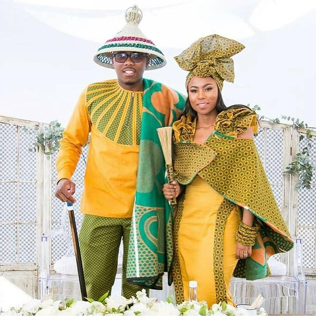 Wonderful Shweshwe Wedding Traditional Dresses For 2021 12