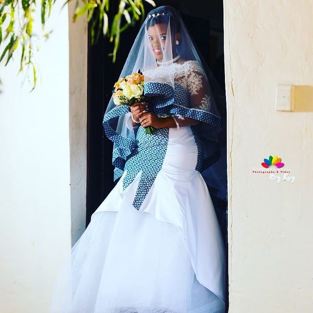 Wonderful Shweshwe Wedding Traditional Dresses For 2021 6