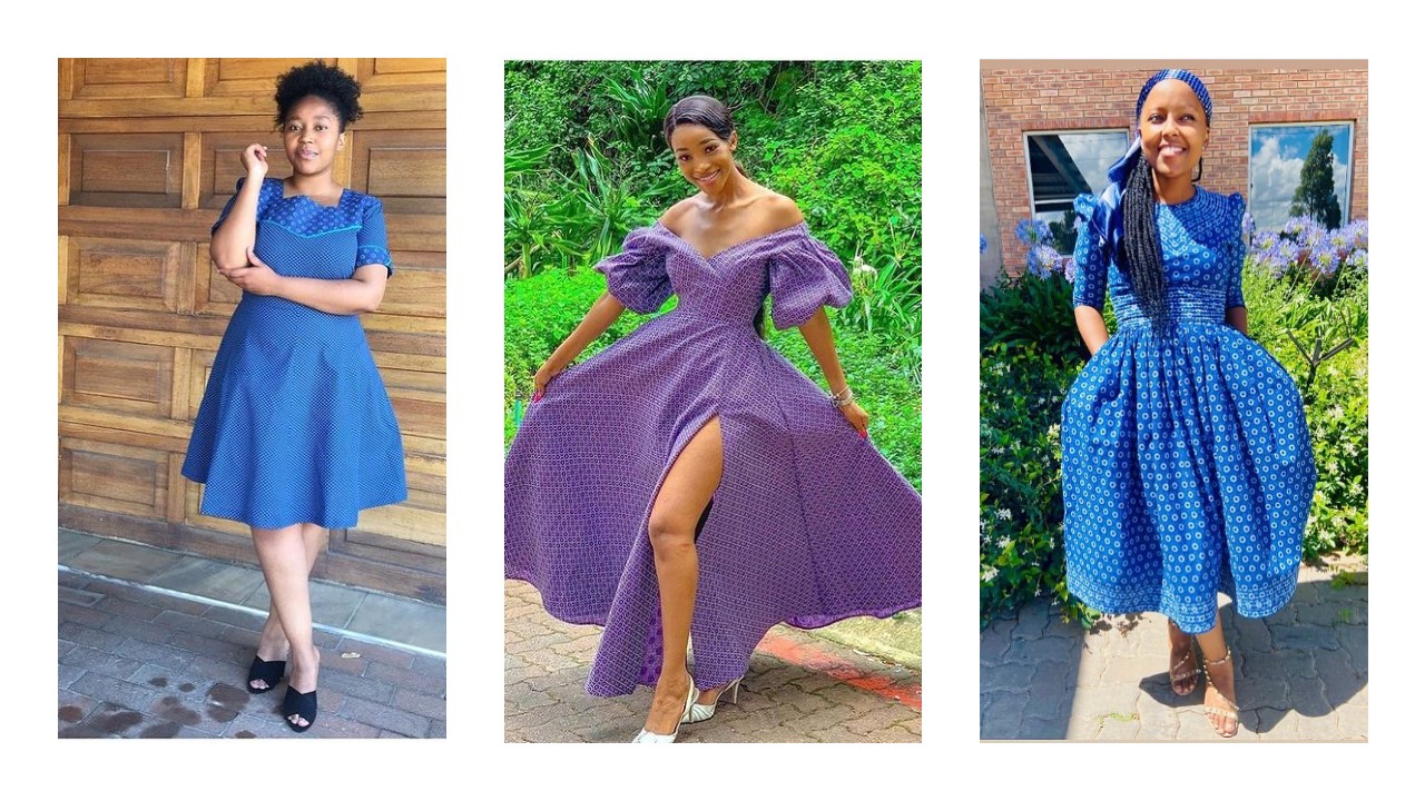 Shweshwe Dresses 2021 For Women – Shweshwe Dresses 1