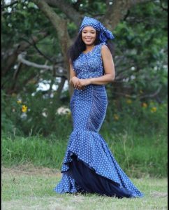Shweshwe Traditional Dresses 2021 For Black Woman 2