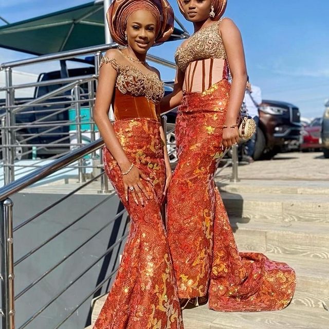 Stunning Aso Ebi Gowns Styles 2022 For Ladies 1