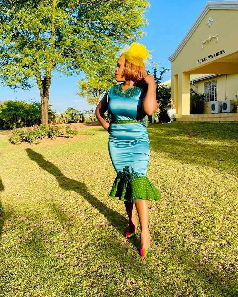 Amazing Shweshwe Dresses 2022 For Black Women  12