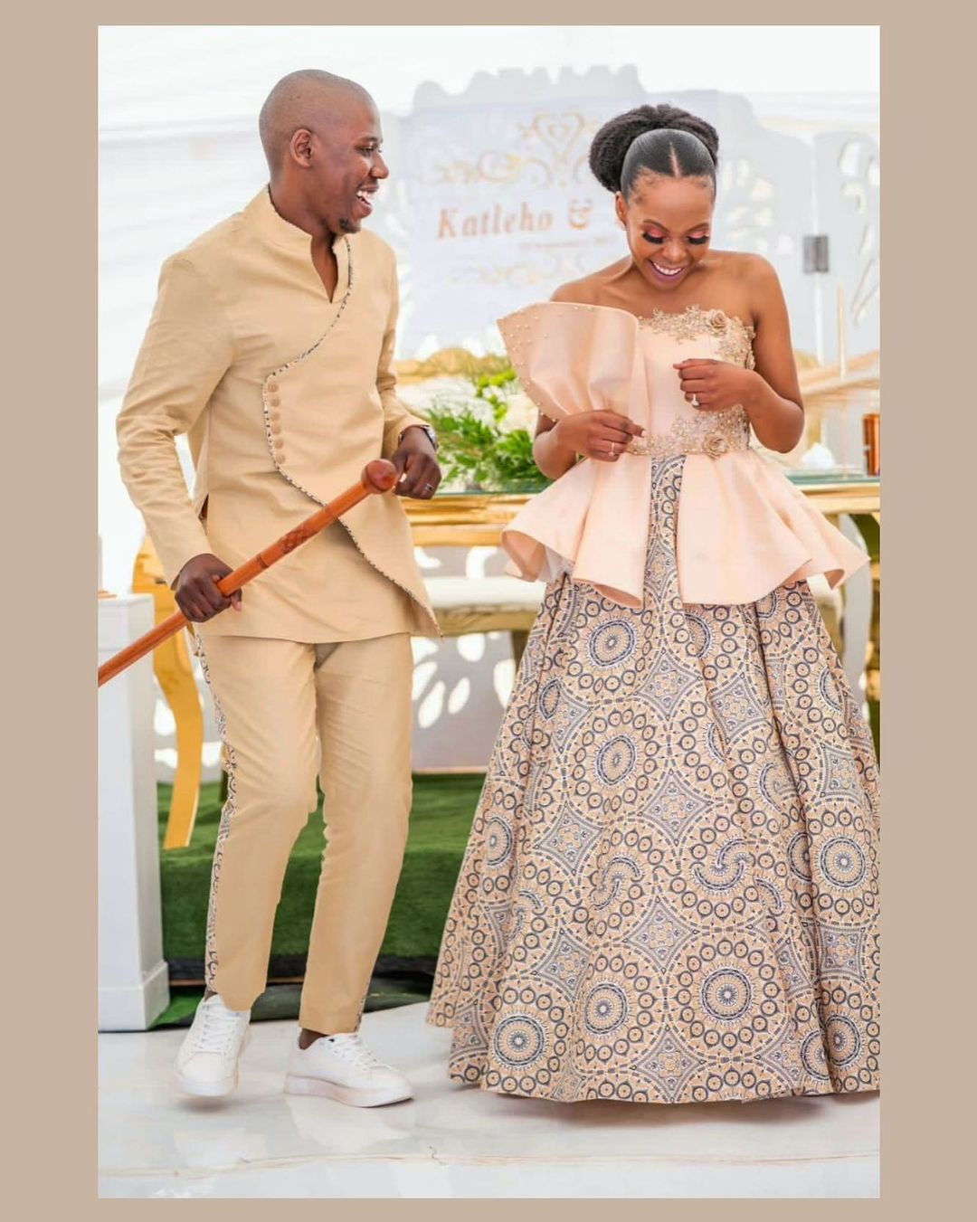 Wonderful South African Shweshwe Wedding Dresses 2022 2