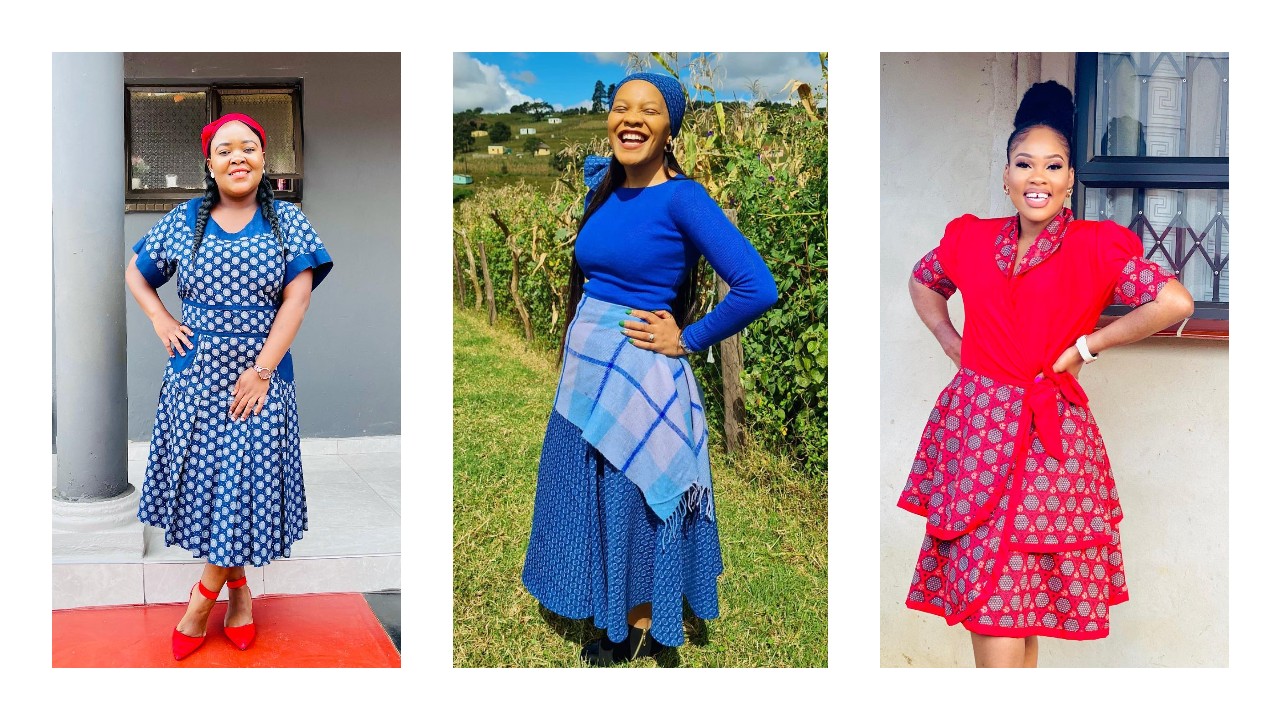 Best Traditional shweshwe Dresses 2022 1