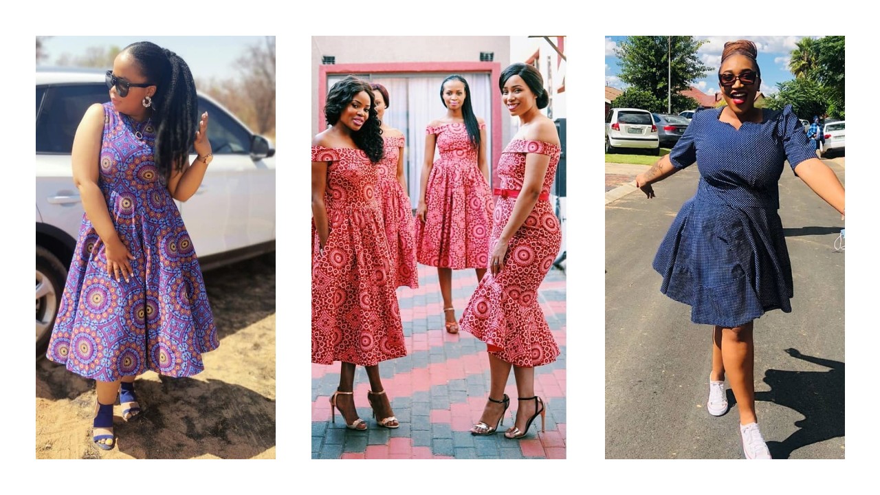 Traditional Shweshwe Dresses 2022 For Women – Shweshwe Dresses