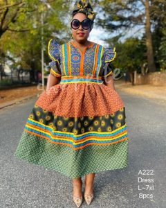Amazing Traditional Shweshwe Dresses for Makoti 2024 2