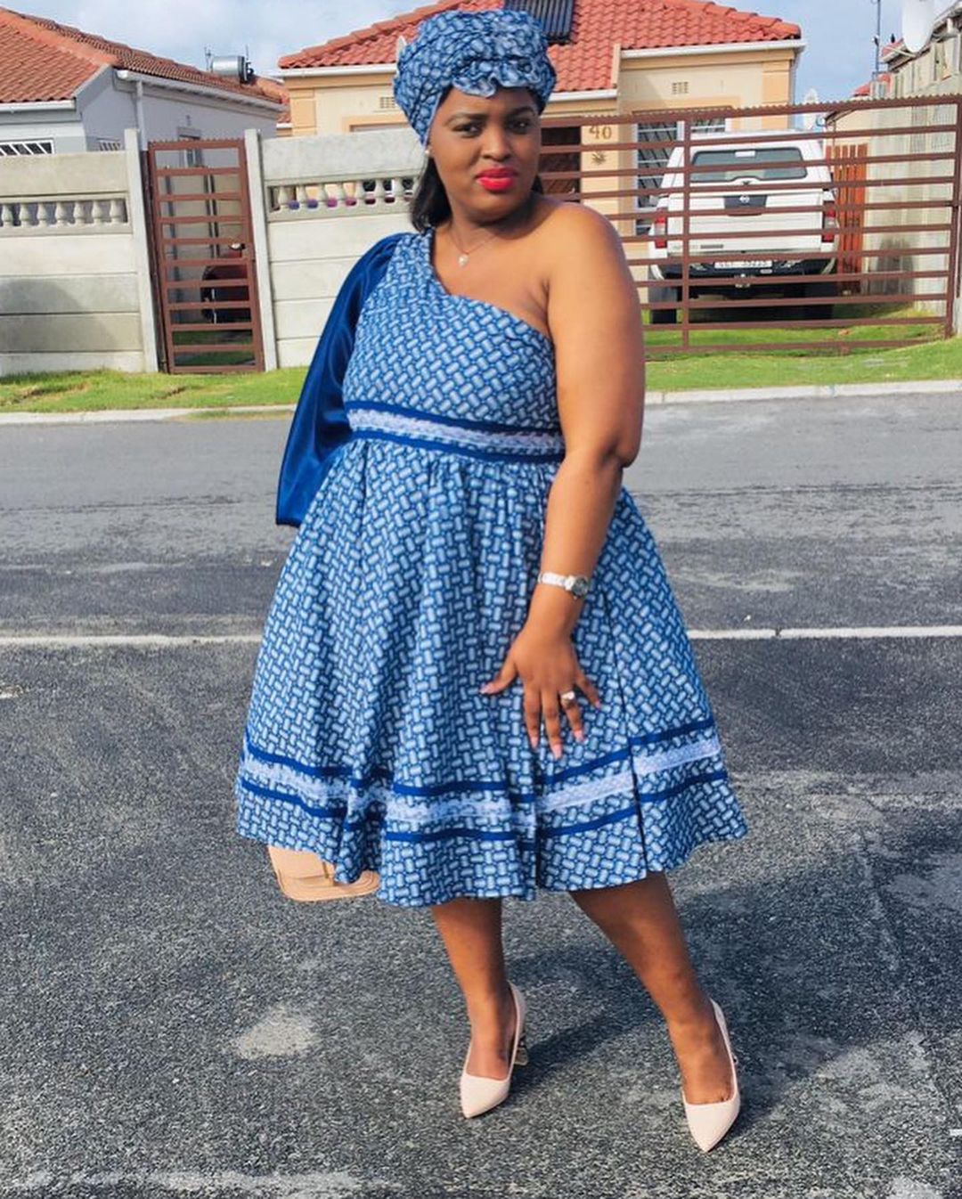 Beautiful Tswana dresses For South African Ladies 2022 5