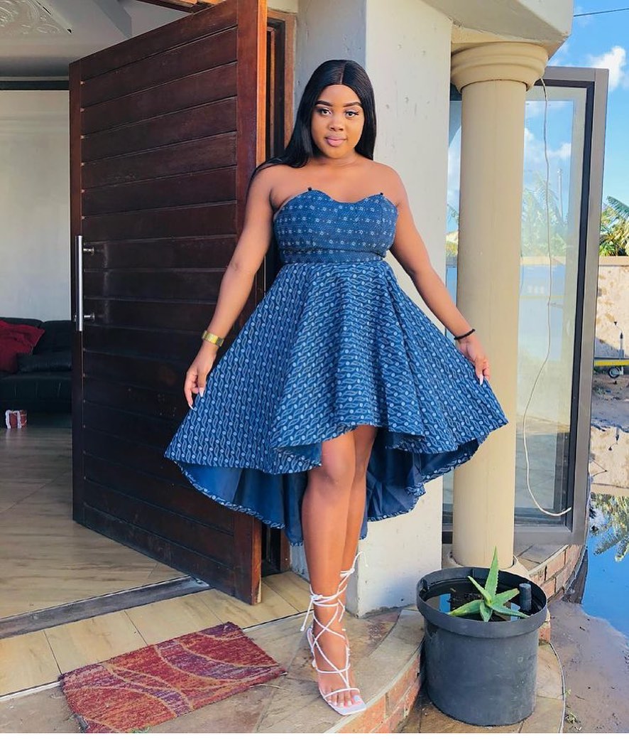 Beautiful Tswana dresses For South African Ladies 2022 8