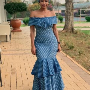Gorgeous Tswana Traditional Attire For African Women 2024