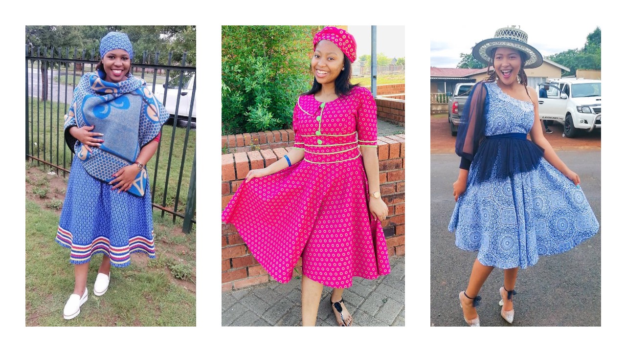 SHWESHWE TRADITIONAL DRESSES AFRICAN 2022 FOR LADIES