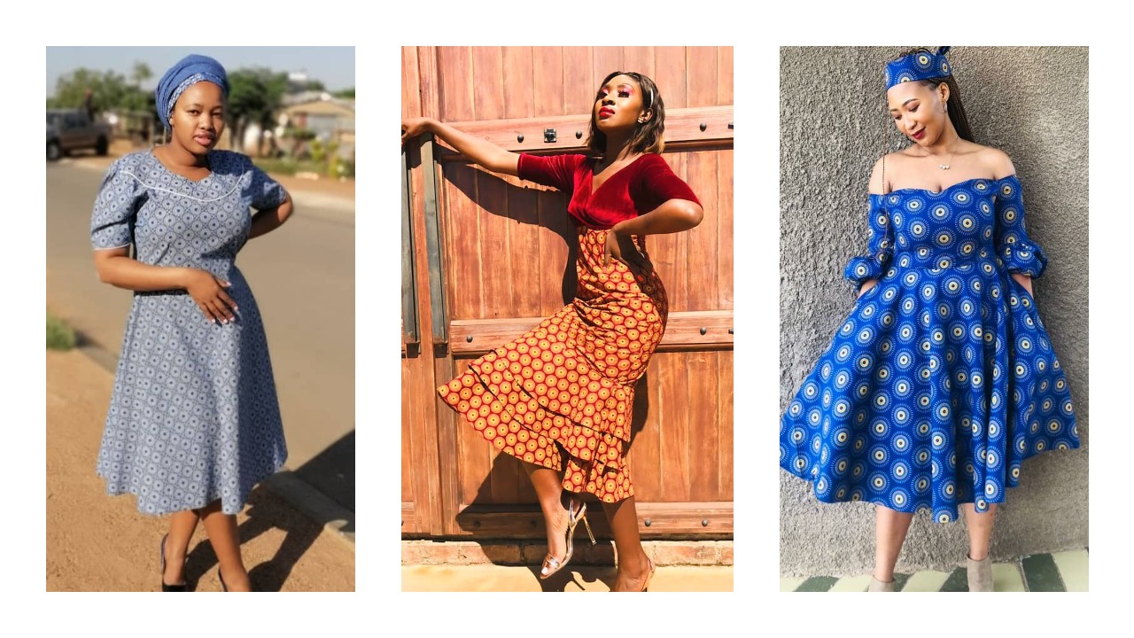 Trendy Shweshwe Dresses 2022 For African Ladies