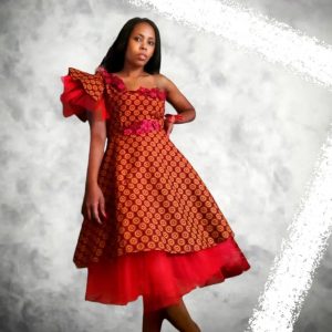 Latest Shweshwe Dresses 2022 For Black Women –Shweshwe Dresses 11