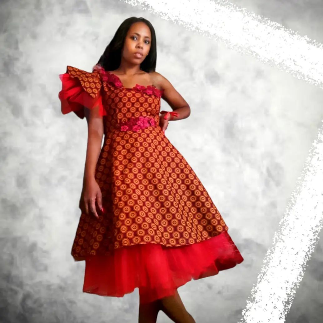 Latest Shweshwe Dresses 2022 For Black Women –Shweshwe Dresses 22
