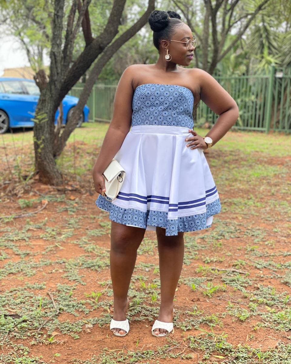 Stylish Tswana traditional dresses For Ladies 2024 6