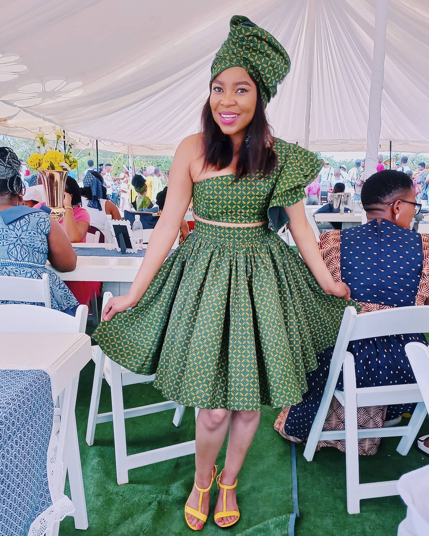 Sunning Tswana Traditional Attires For Wedding 2022