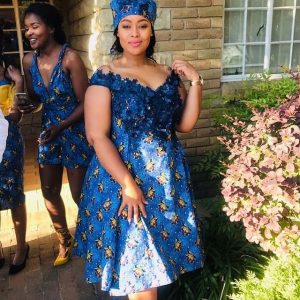 Top Ten Shweshwe Dresses For African Ladies 2022 6