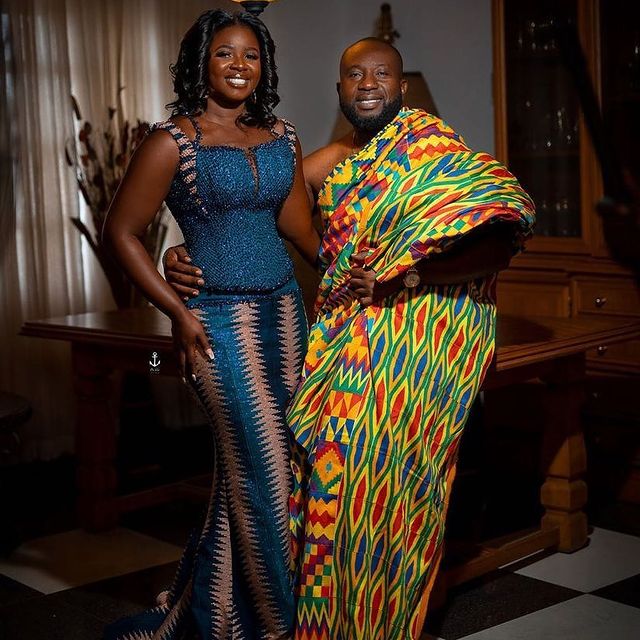  Latest Kente Styles 2022 For African Wedding  15