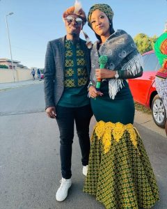 BEST SHWESHWE DRESSES FOR SOUTH AFRICAN WEDDING 2022 13
