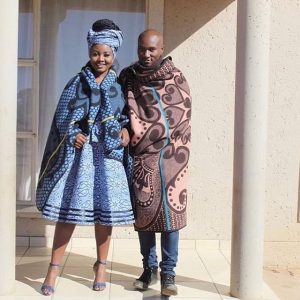 Wonderful Shweshwe Traditional Attire For Couples Fashion 2022 13