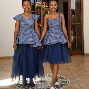 Wonderful Shweshwe Traditional Attire For Couples Fashion 2022 11