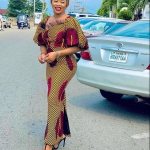 Trendy Ankara Gowns Styles 2022 for Ladies 12