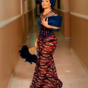 Trendy Ankara Gowns Styles 2022 for Ladies 9