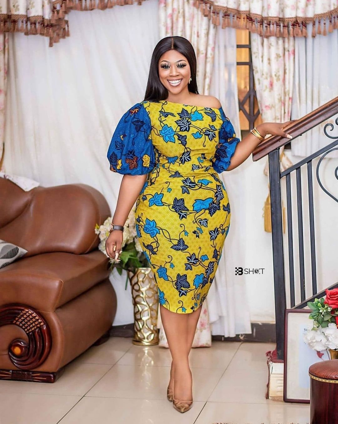 Trendy Ankara Gowns Styles 2022 for Ladies 23