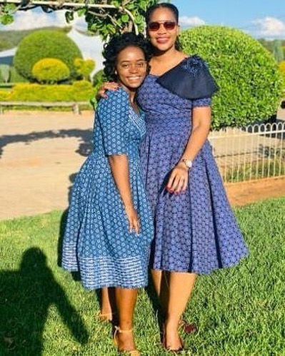 Unique Shweshwe Dresses For Wedding 2022 27