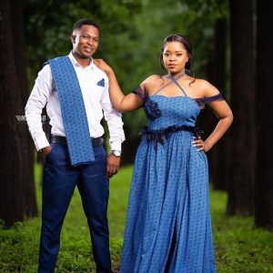 Unique Shweshwe Dresses For Wedding 2022 5