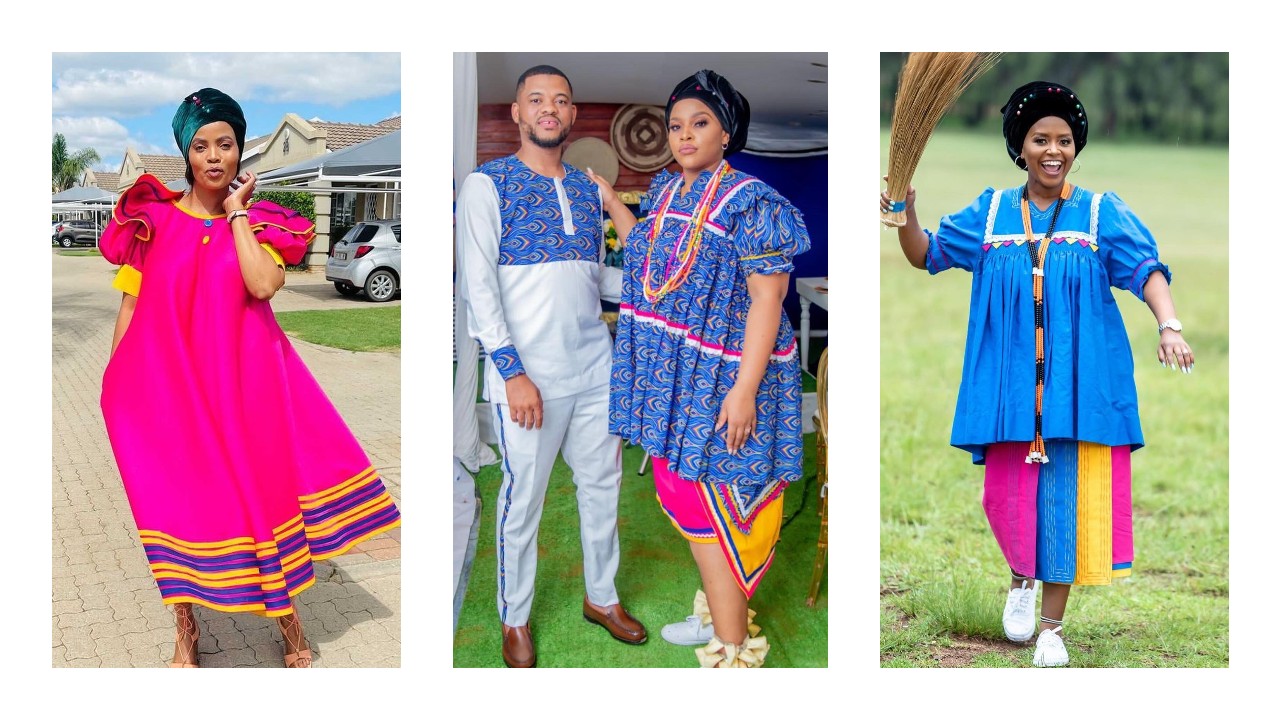 Latest Sepedi Traditional Dresses Wedding 2022