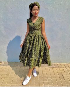 Shweshwe Dresses 2022 For Black Women –Shweshwe Dresses