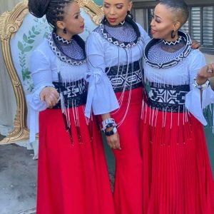 Stunning Traditional Zulu Dresses For women 2024 1