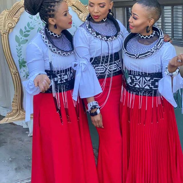Stunning Traditional Zulu Dresses For women 2024 14