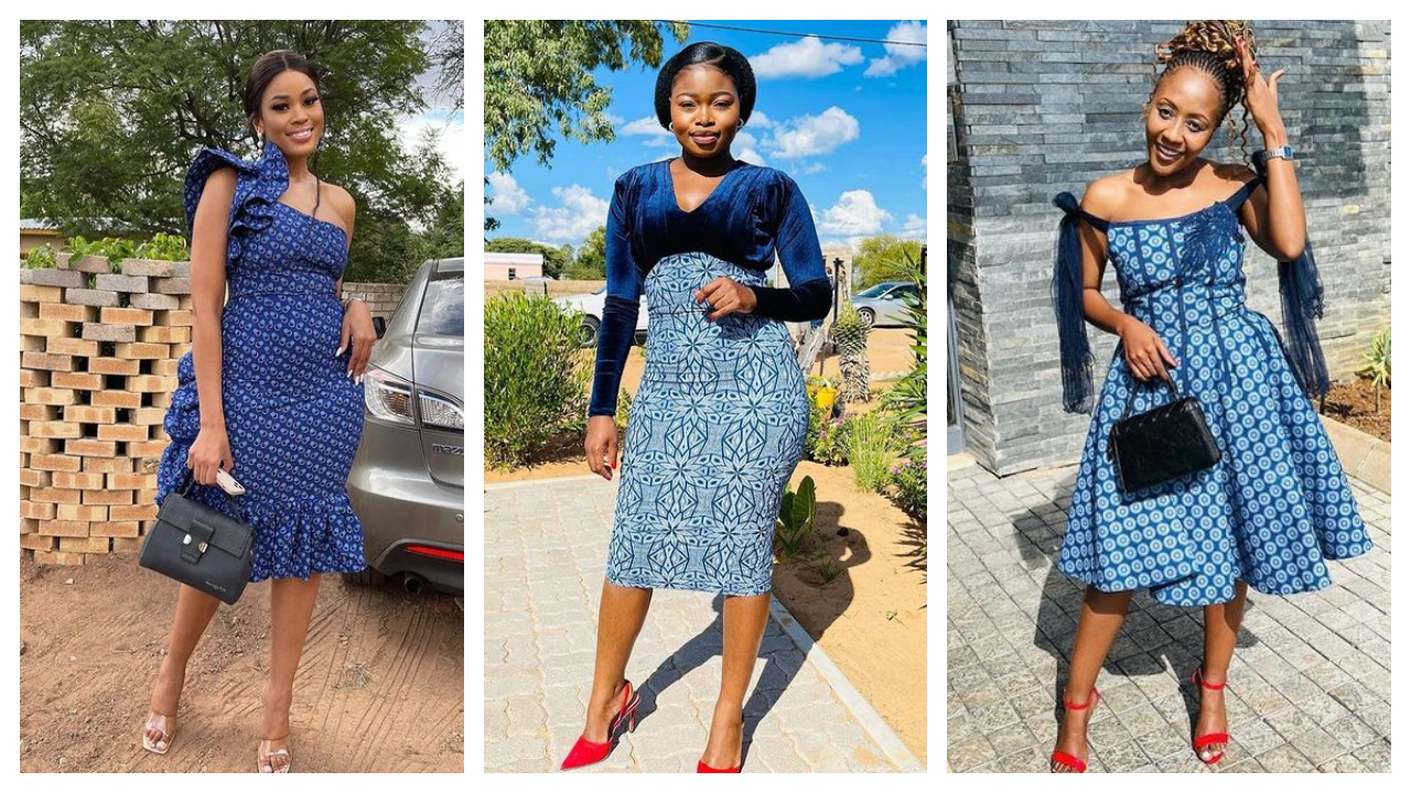 Trending Shweshwe African Dresses For Ladies 2022