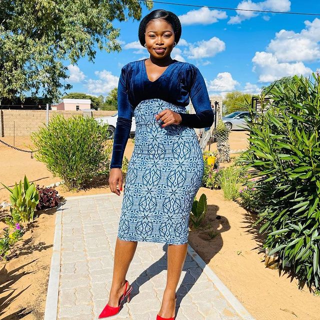 Trending Shweshwe African Dresses For Ladies 2022