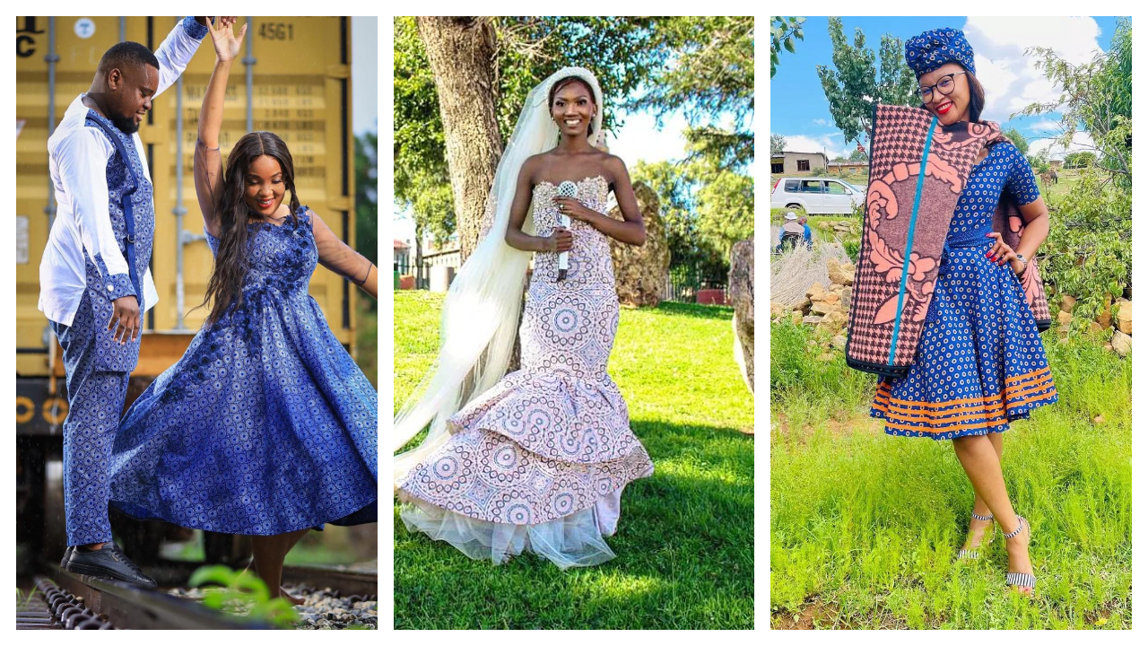 Top Ten Shweshwe Dresses For South African Women 2024