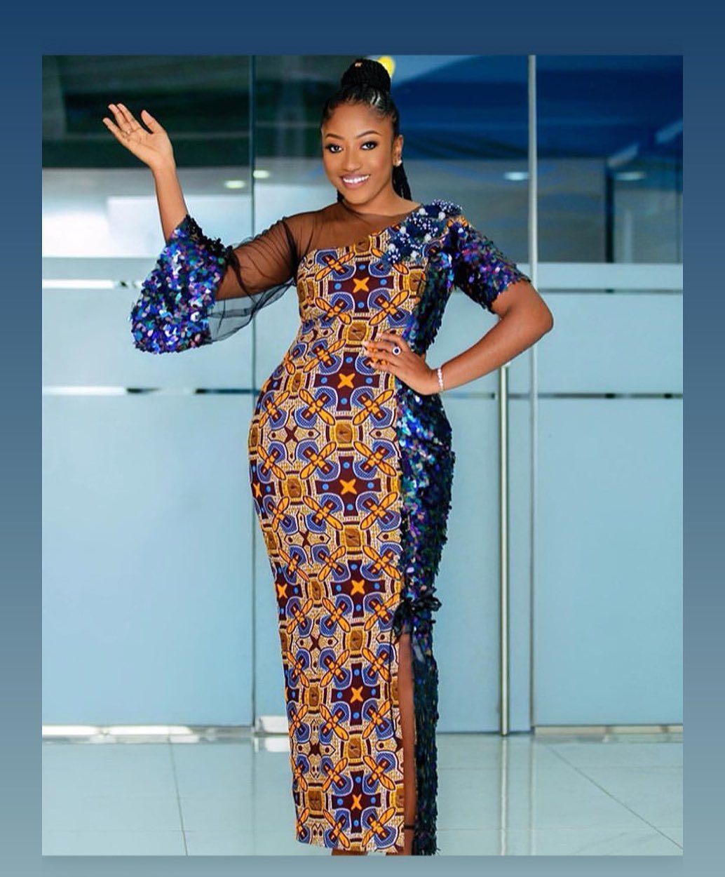 Classy Ankara Long Dresses Gown Style For Ladies 2022 13