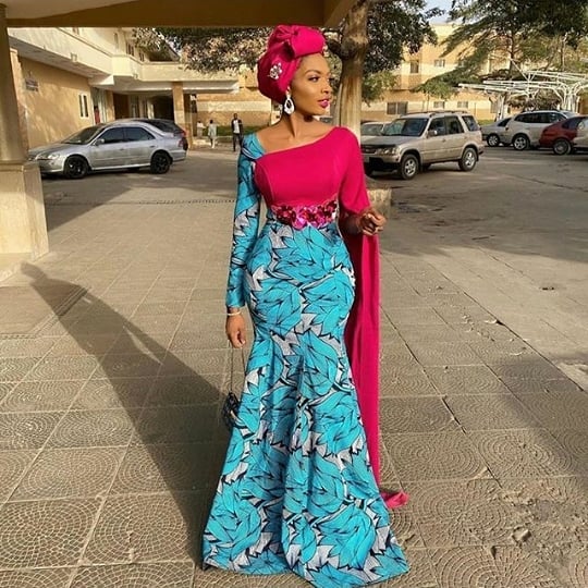 Classy Ankara Long Dresses Gown Style For Ladies 2022 23