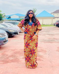 Classy Ankara Long Dresses Gown Style For Ladies 2022 12