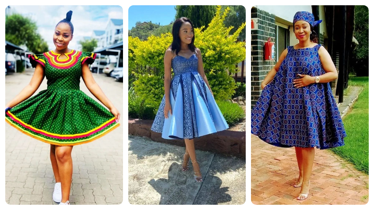 Stunning Shweshwe Dresses For Pretty Women 2022