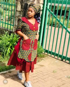 Gorgeous Shweshwe Traditional Dresses Designs 2024 8