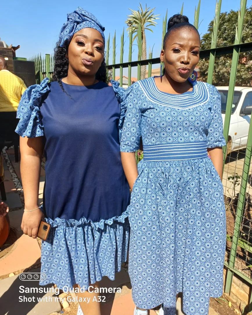 Latest Shweshwe Dresses For Makoti 2022 13