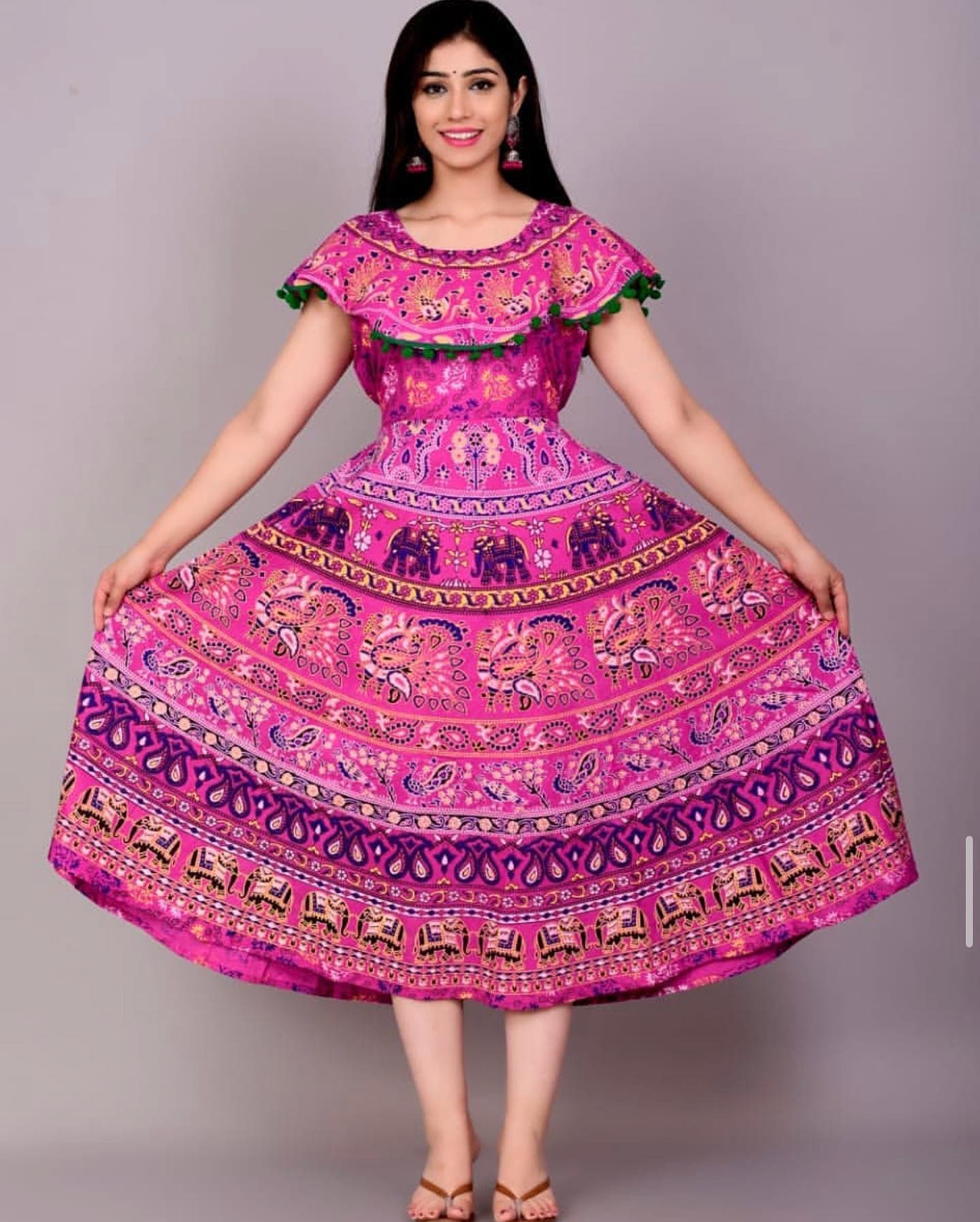 Latest Traditional Dresses And Skirts For Celebrities 2024